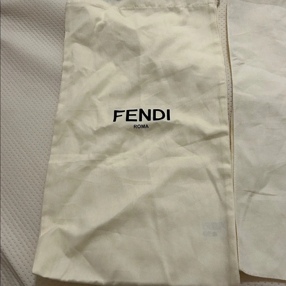Fendi Ivory Storage Bag. 2 bags, one oversized purse dust bag, single drawstring - Picture 2 of 2